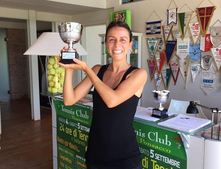 Federica Pacelli vince il torneo femminile organizzato dal Tc Ponsacco